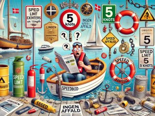 Kort opsummering af reglerne for motorsejlads i DK