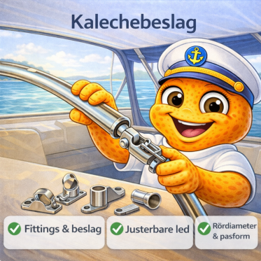 Kalechebeslag til b�d &ndash; fittings og beslag til montering, justering og reparation af kalecher�r og b�jler