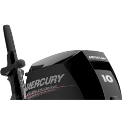 Mercury F 10 MH EFI phngsmotor med kort ben, 10 hk, 4-takt, manuel start og EFI-system.