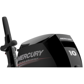Mercury F 10 MH EFI phngsmotor med kort ben, 10 hk, 4-takt, manuel start og EFI-system.