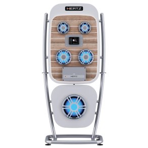 HERTZ display, komplet med sortiment af produkter