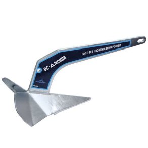 Galvaniseret Delta-anker 6 kg til fritidsbd op til 12 meter