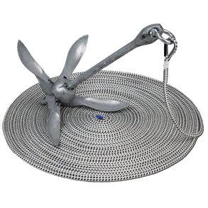 Ankerst, 3,2 kg paraply anker 10mmx30m polyester tov