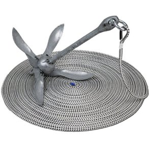 Ankerst, 6 kg paraply anker 10mmx30m polyester tov