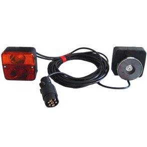 Baglygte st med magnet 7-polet stik