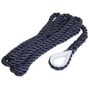 Robline fortjningstov 3 slet med kovs, Navy 14mm x 2,5m