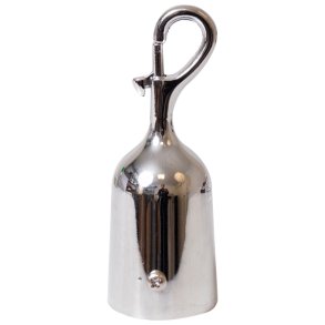 Gelnder endebeslag krom med hage 36mm