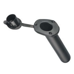 Fiskestangsholder dk sort pvc