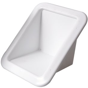 Monteringskasse hvid til dkspfyldning 145x191mm