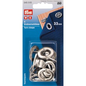 Kalechevridere med jer og skruer 33mm h-6mm 4stk