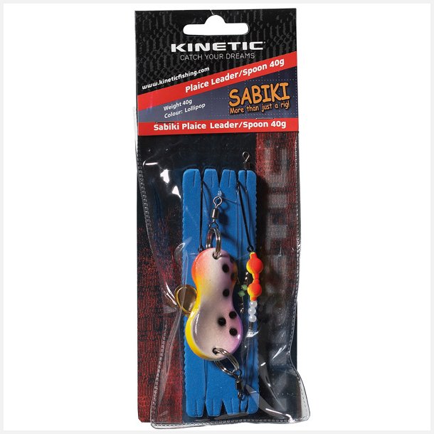 Kinetic Sabiki plaice leader/spoon lollipop, 60g