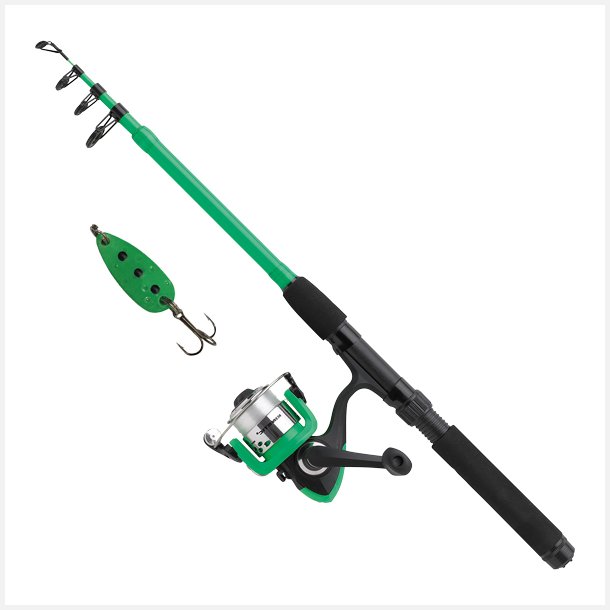 Kinetic lille Viking fiskestang, go fishing combo, grn