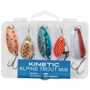 Kinetic Alpine Trout mix 5 stk.