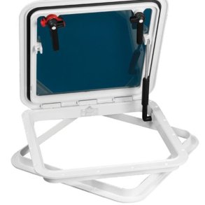 Nuova rade euro 2 luge hvid 48x48cm hul ml 430x430mm