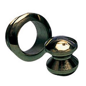 Roset/knop messing til dr 16mm mont. hul 17mm