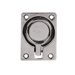 Drkring 37mm x 44mm forkromet messing