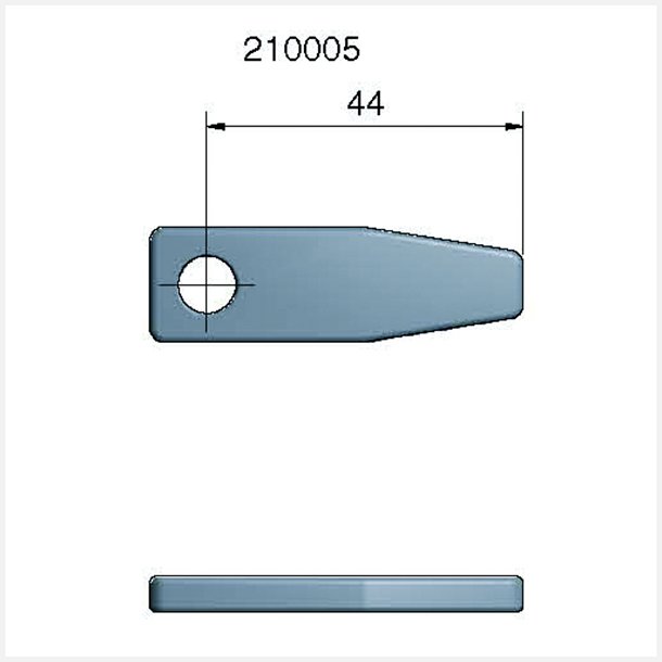 Roca rigel kort 2&quot; AIS316