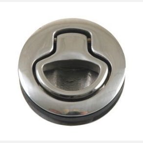 Drkbeslag med fjeder 61mm dybde 20mm stbt RF stl