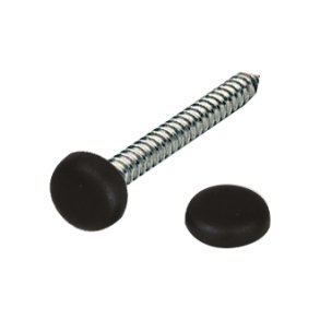 Pyntehoved sort 3,5 - 4,2mm, 50 stk i pose