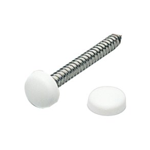Pyntehoved hvid 4,8 - 6,0mm, blister med 20stk