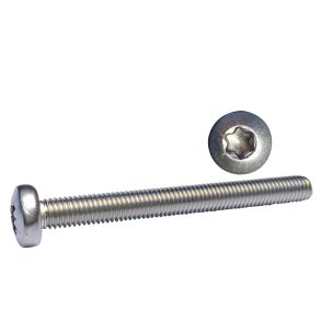 Maskinskrue Pan hoved Torx krv 4 x 16 A4 ISO14583 10stk