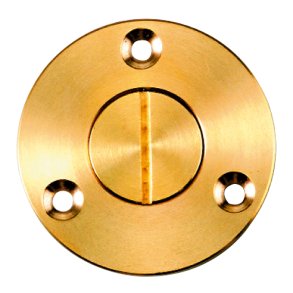 Lnseprop messing udvendig 45mm, hul : 23mm