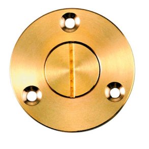 Lnseprop messing udvendig 55mm, ind. : 19mm, hul : 29mm