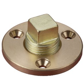 Lnseprop messing udvendig 55mm, indvendig : 19mm