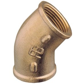 Guidi Bjning 45° ind/ind  3/8