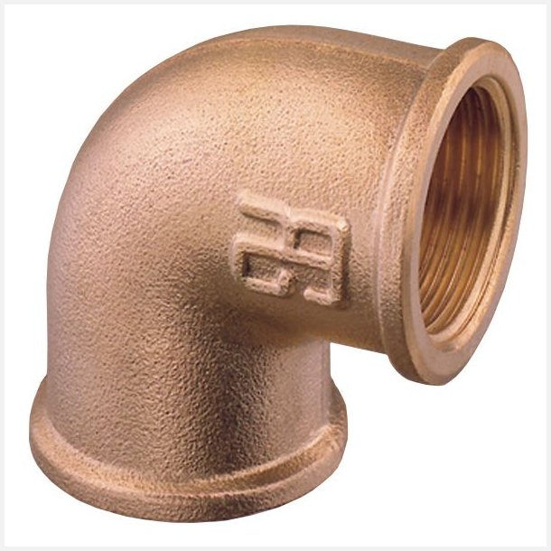 Guidi Bjning 90&deg; ind/ind  1/2" bronze