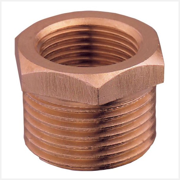 Guidi Nippelmuffe  1/2 - 3/8" bronze