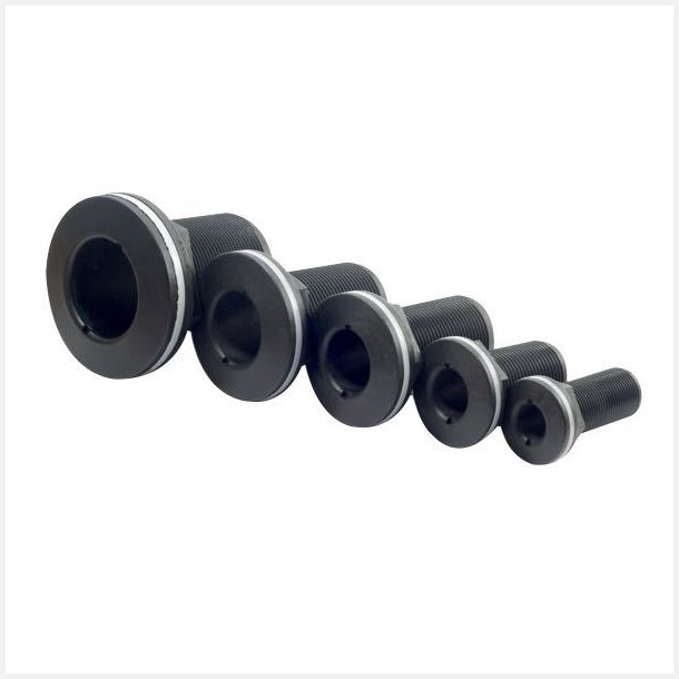 Trudesign Skroggennemfring sort komposit 1 1/2"