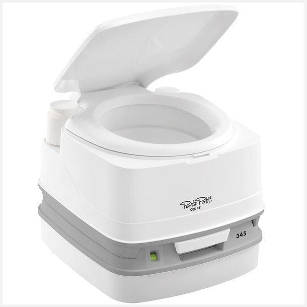 Porta potti toilet qube 345 hvid