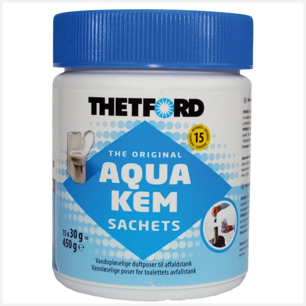 Thetford Aqua Kem Blue Sachets doseringsposer 15stk DK/N