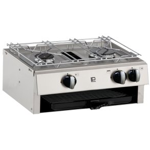 Tasman 4500 fritstende 2-blus kogeplade, El-tndning, grill