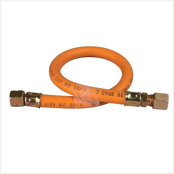 Gasslange 0,6m 1/4" til 8mm rrtilslutning blister