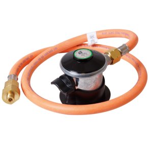 Gas regulator Jumbo click on med 0,9m slange konverteringss�