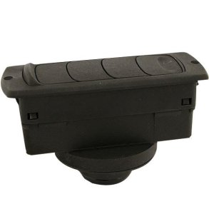 Vinduesdyse med luk 134 x 52 med 45° 55mm tilslutning