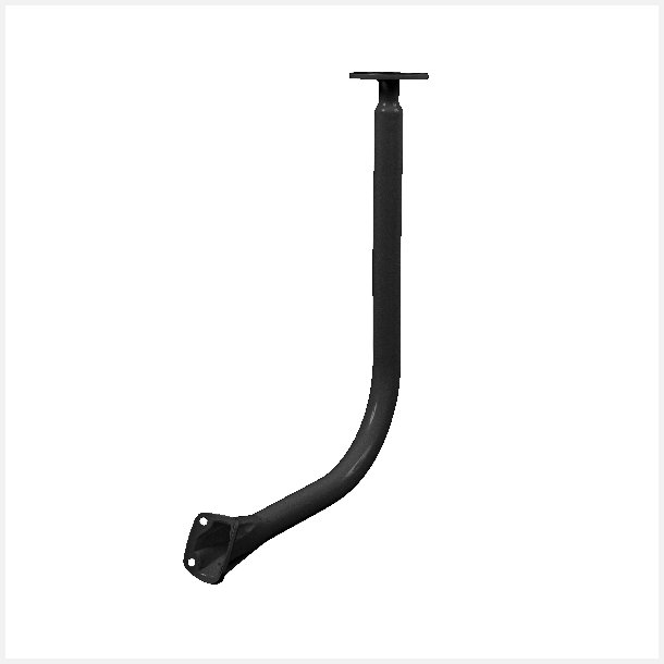 ScanStrut PowerTower stang sort med Lanterne holder