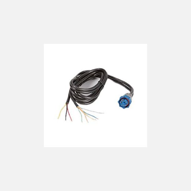 Strmkabel Hds/Hook/Elite med nmea 0183 (bl/rd)