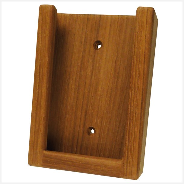 Roca teak iphone/mobilholder 7,8x2,5x10,7cm