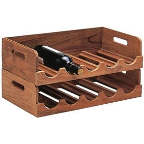 Roca vinreol teak 48x11x28cm