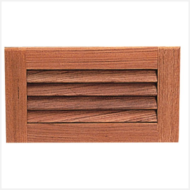 Roca ventilationsrist teak 16x20,5cm