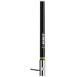 Scout KS-43 VHF sort antenne 2,4M med 6 meter kabel &amp; stik
