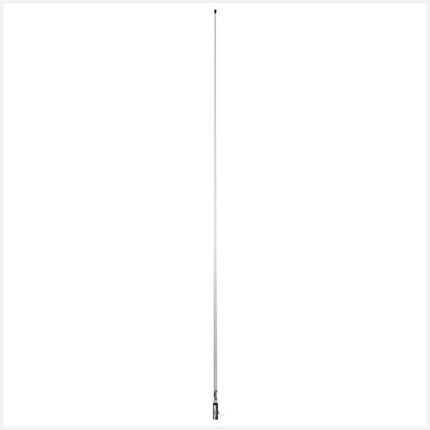 Glomex RA1225HP VHF antenne 2,4m m/7,6m kabel &amp; PL259 stik