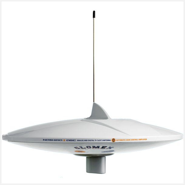 Glomex V9112AGCU/DAB TV antenne med DAB 37cm, 20m kabel 2tv