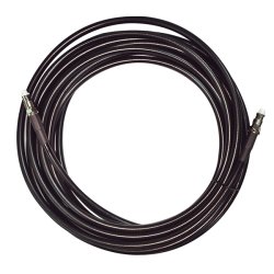 1852 VHF kabel sort RG-8X low loss med FME stik - 12m