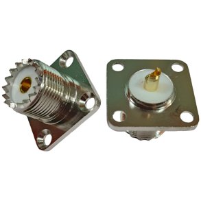 1852 VHF d�kstik med flange til PL 259