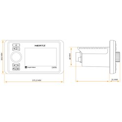 Hertz CAPRI H100 DAB+ - DIG. MEDIA MODTAGER + HMB DAB+