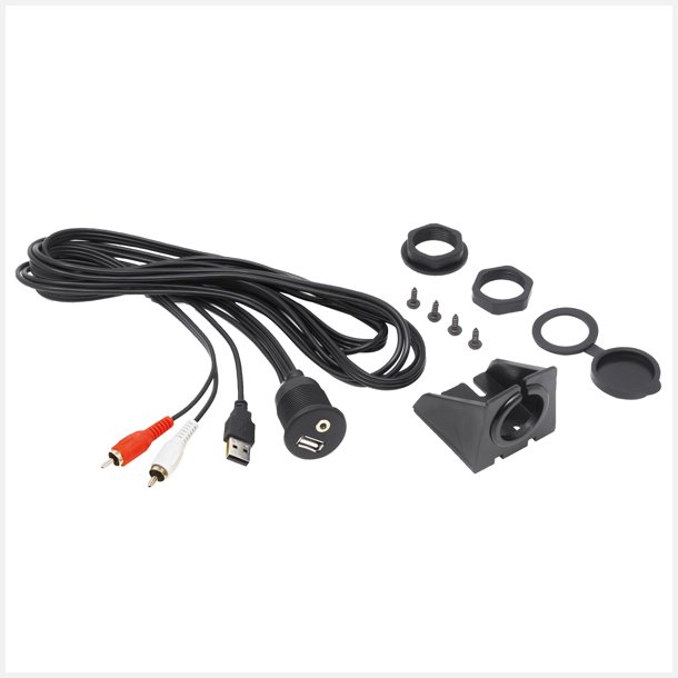 Hertz HMA USB AUX IN - FORL�NGER KABEL, 2MT
